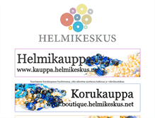 Tablet Screenshot of helmikeskus.net